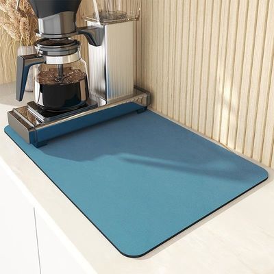 Super Water Absorbing Anti Skid Kitchen Mat for Coffee Machine on Kitchen Counter