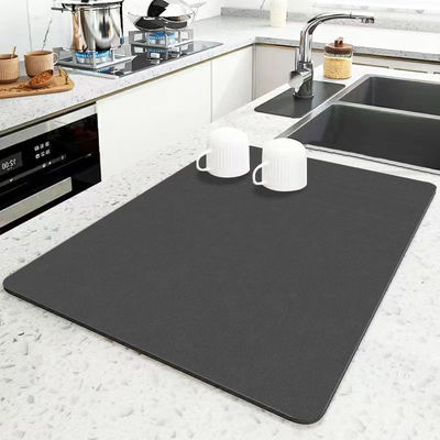Super Water Absorbing Anti Skid Kitchen Mat for Coffee Machine on Kitchen Counter