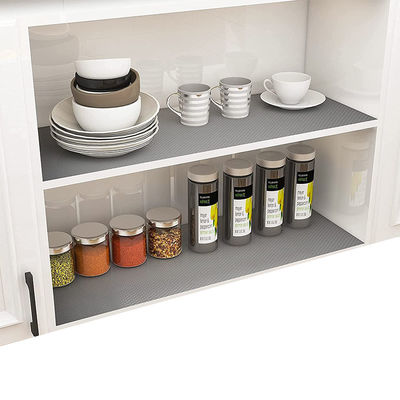 Rectangle Home and Kitchen Cabinets Shelf Liner Washable 6 PCS EVA Under Refrigerator Mat