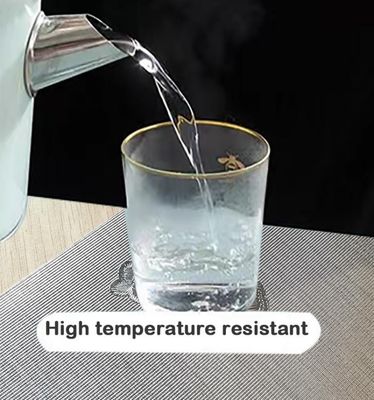 Modern Style Eco-friendly Dinning Mat for Table Decoration Transparent Conch Design