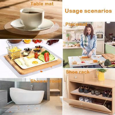 Non Slip Kitchen Drawer Dividers Inserts and Plastic Shelf Liner for Kitchen Cabinets