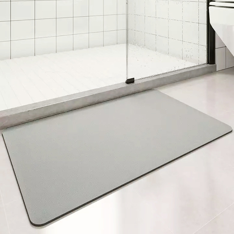 Diatomite Bath Mat for Non Slip and Fast Drying Performance in Eco-Friendly Bathroom